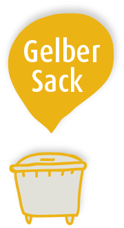 Gelber Sack Symbol