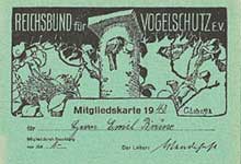 Mitgliedskarte von 1943