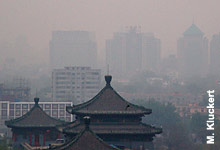 Peking im Smog