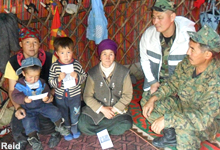Öffentlichkeitsarbeit in Kirgistan