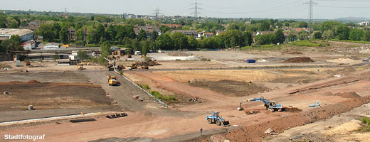2009 begannen die Bauarbeiten im Krupp-Park.