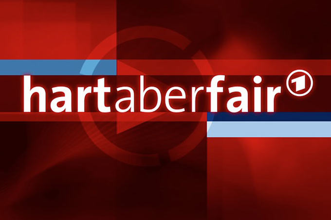 Logo der Sendung Hart aber fair