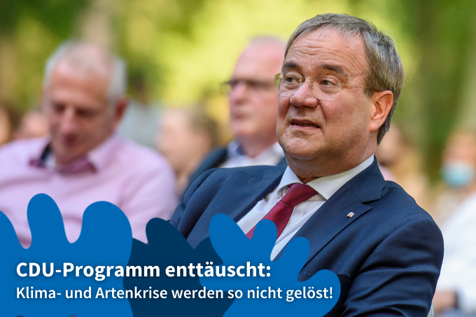CDU/CSU-Wahlprogramm: Klima- und Naturschutz ohne konkrete Maßnahmen. - Foto: Dirk Vorderstraße