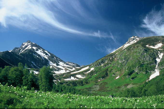 Berglandschaft in Adygea
