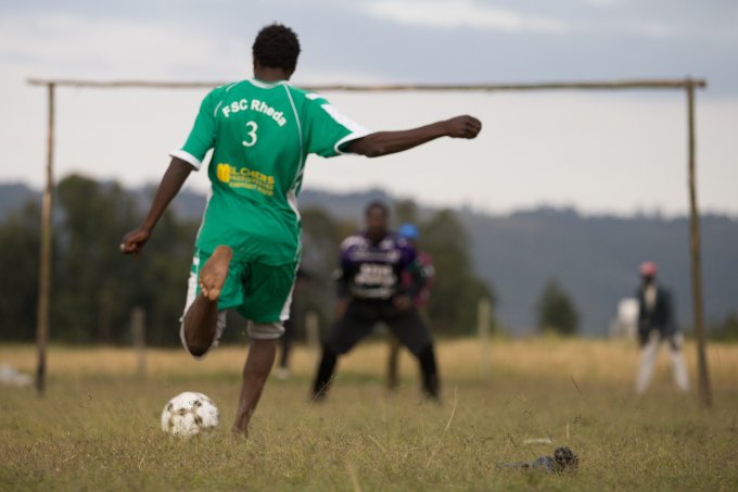 Ein Fußballer des Korongo-Cups 2019. - Foto: Evans Ogeto