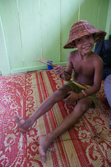 Raju, ein neunjähriger Junge aus Harapan