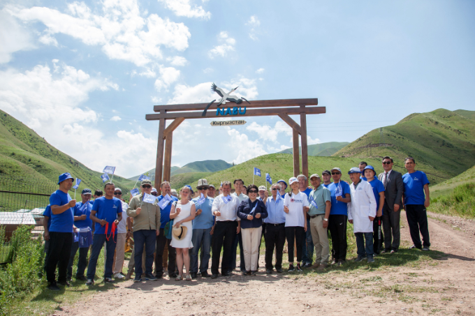 DIe Eröffnung des neuen Rehazentrums in Suuluu-Terek. - Foto: NABU/ Alimzhan Zhorobaev
