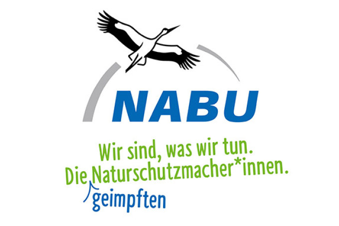 Angepasstes NABU-Logo für das Bündnis #zusammengegencorona