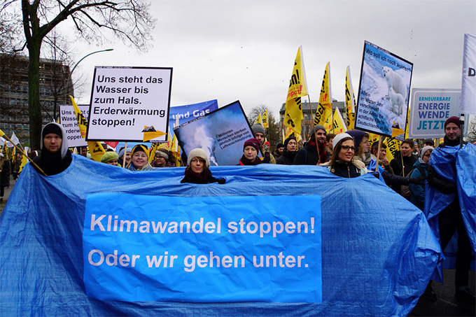 &quot;Global Climate March&quot; in Berlin am 29. November 2015 - Foto: Gerhardt/vip-magazin.de