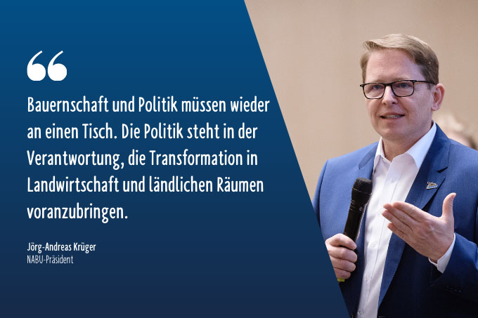 NABU-Präsident Jörg-Andreas Krüger: „Bauernschaft und Politik müssen wieder an einen Tisch.“ - Foto: NABU