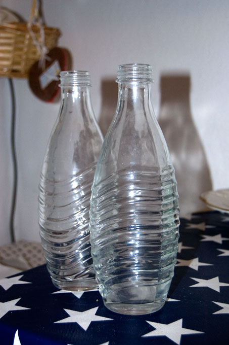 Sodastream-Glasflaschen für Leitungswasser - Foto: Nicole Flöper