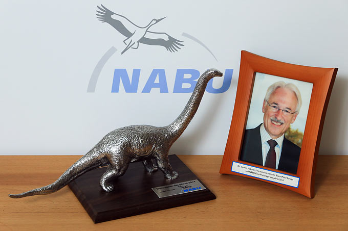 Präsentation Dinosaurier des Jahres 2014 - Foto: NABU