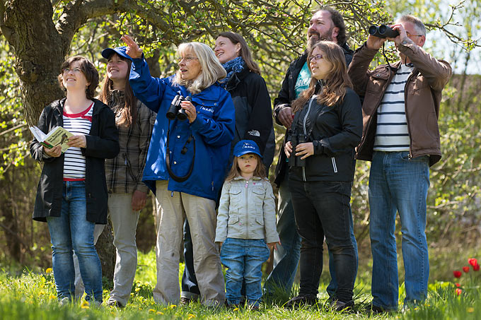 Exkursion zur gemeinsamen Vogelbeobachtung - Foto: NABU/Sebastian Hennigs