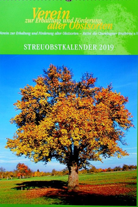 Streuobstkalender 2019 - Foto: Walter Hartmann