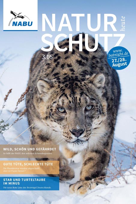 Cover „Naturschutz heute“, Ausgabe 3/16
