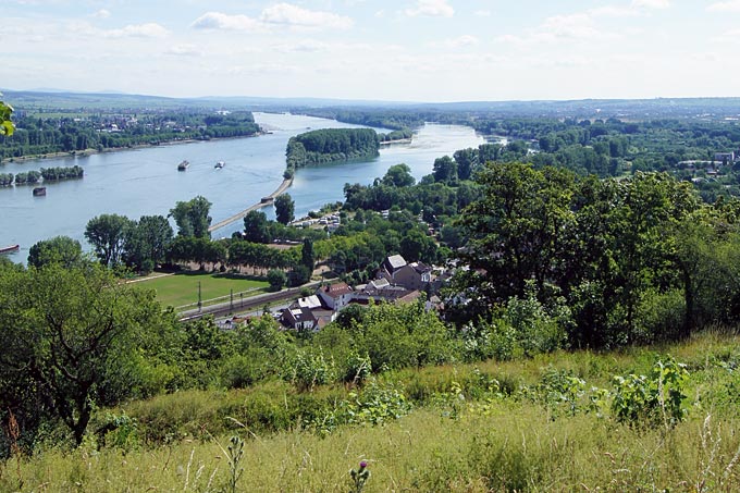 Blick auf die Fulder Aue und den Inselrhein - Foto: Naturschutzzentrum Rheinauen