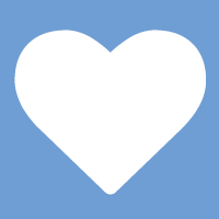 Blaues Herz-Icon