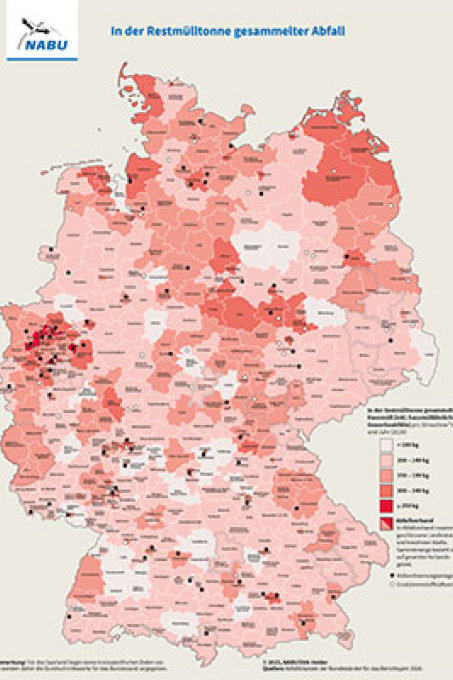 Abfallmengen (Restmülltonne) in Deutschland 2020. <a href=http://www.nabu.de/imperia/md/content/nabude/abfallpolitik/230320-nabu-abfall-restm__ll.pdf target=_blank class="pfeildoppel">Download als pdf.</a>