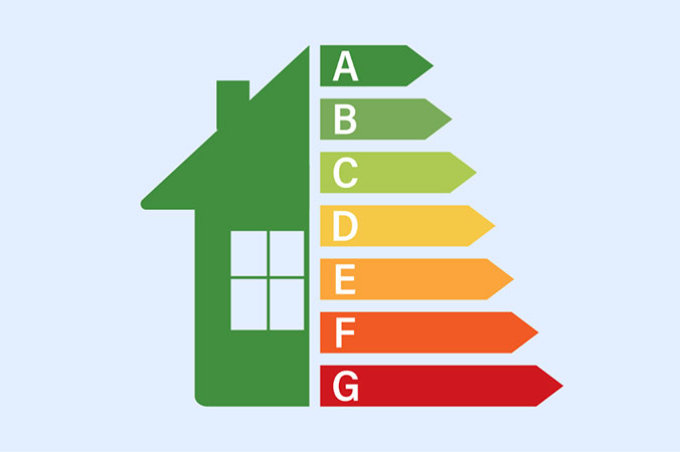 Energieeffizenzklassen in Energieausweisen für Wohngebäude - Grafik: DG-Studio