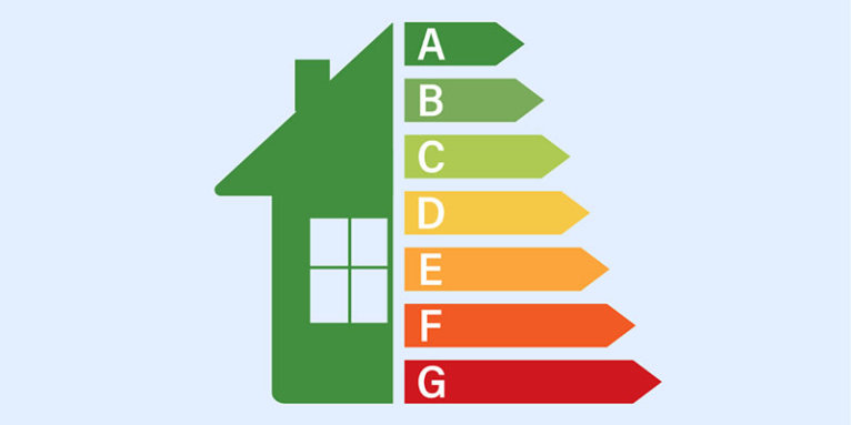 Energieeffizenzklassen in Energieausweisen für Wohngebäude - Grafik: DG-Studio