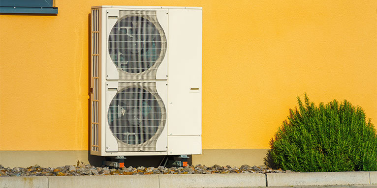 Lüftungskasten einer Luftwärmepumpe - Foto: Getty Images/magann