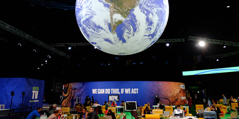 Impression von der COP26 in Glasgow - Foto: NABU/Sebastian Scholz
