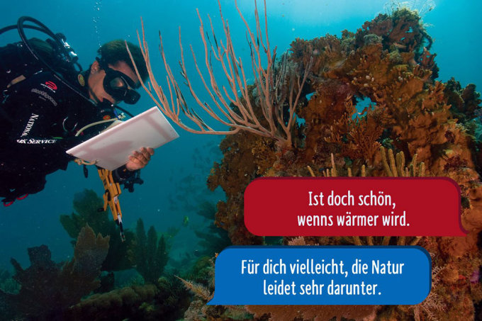 Wissenschaftliche Überprüfung von Korallen - Foto: NPS/Climate Visuals